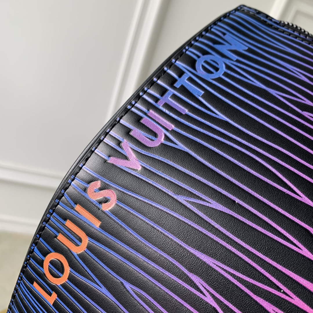 LV M23174 Louis Vuitton Keepall Bandouli��re 50 Bag Gradient Electric Sun