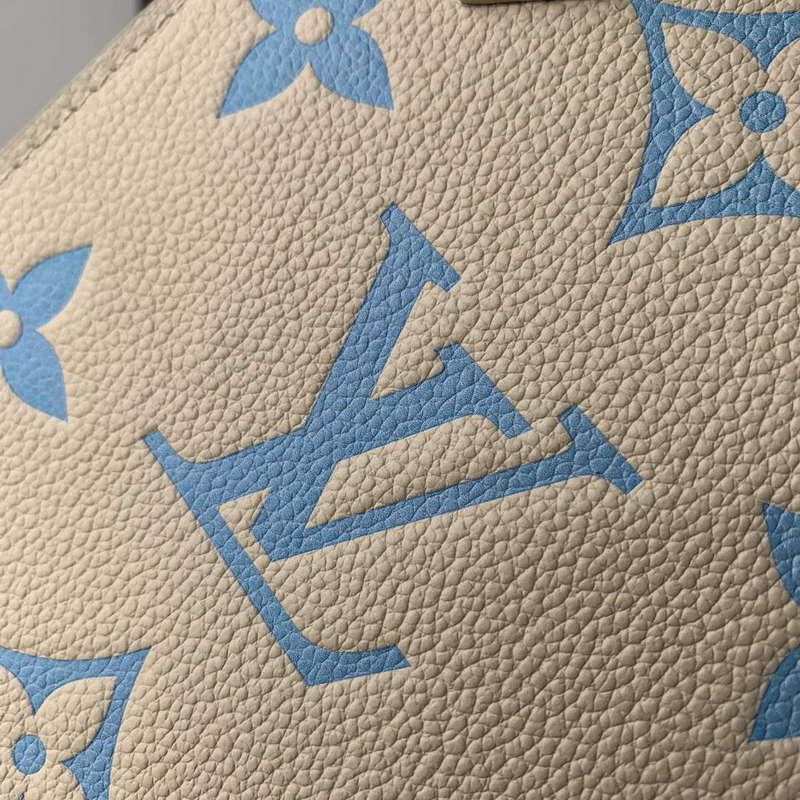LV M81416 Louis Vuitton Petit Sac Plat Bag Blue