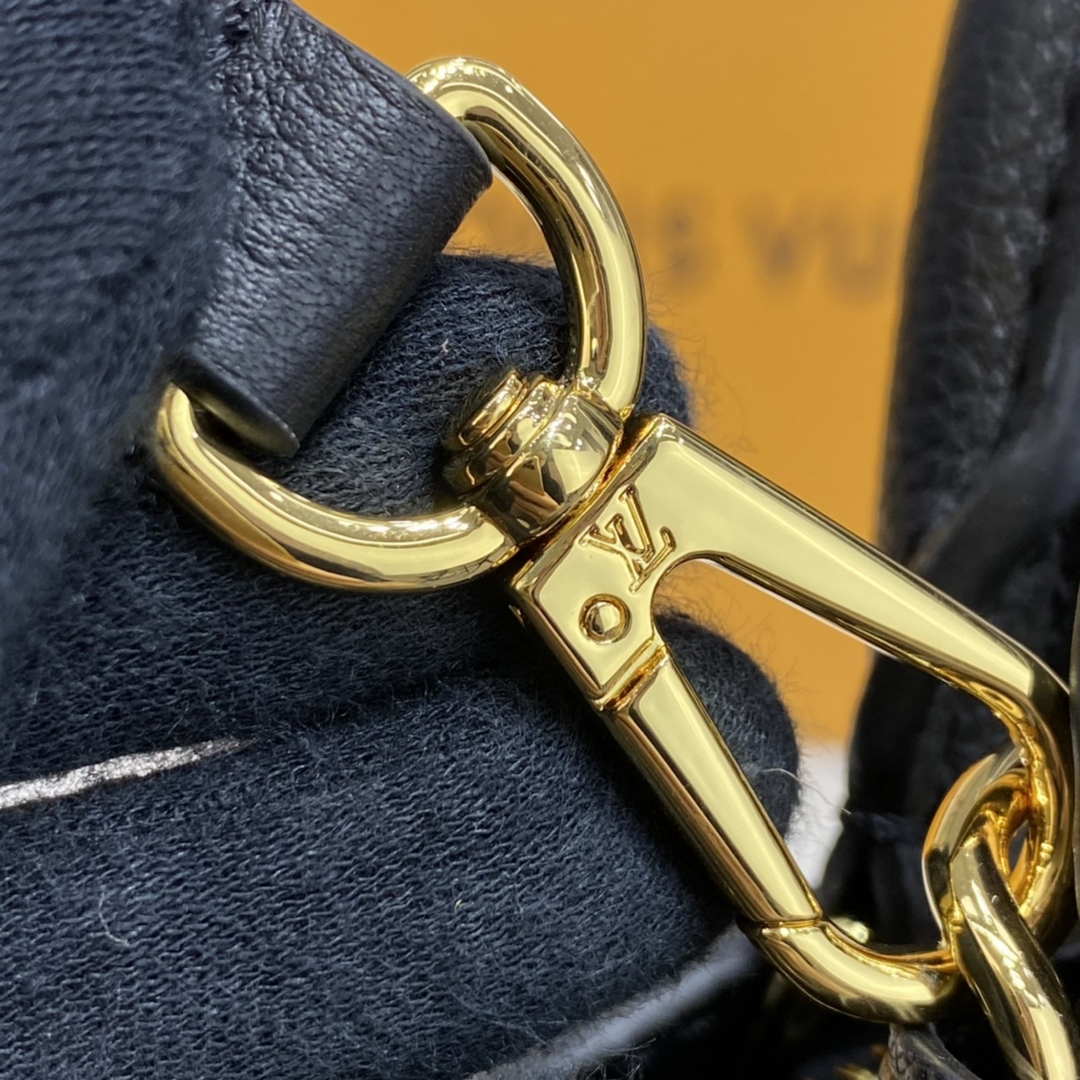 Louis Vuitton LV M58916 Petit Palais Monogram empreinte Black