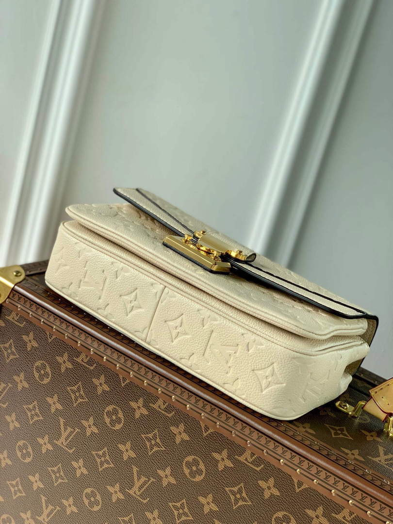 LV M46201 Louis Vuitton Marceau Chain Bag Cream Beige