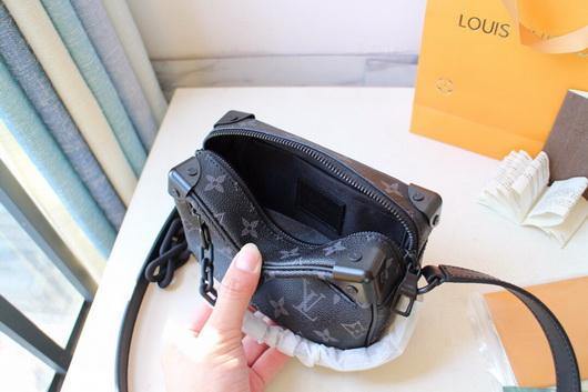 LV M44735 Louis Vuitton Mini Soft Trunk Monogram Eclipse M44480 Bag