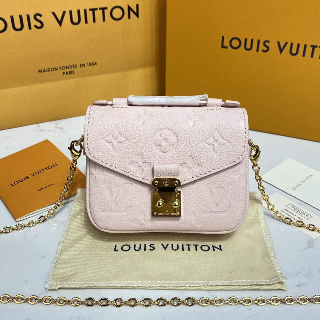 LV M81389 Louis Vuitton Micro M��tis Bag Pink