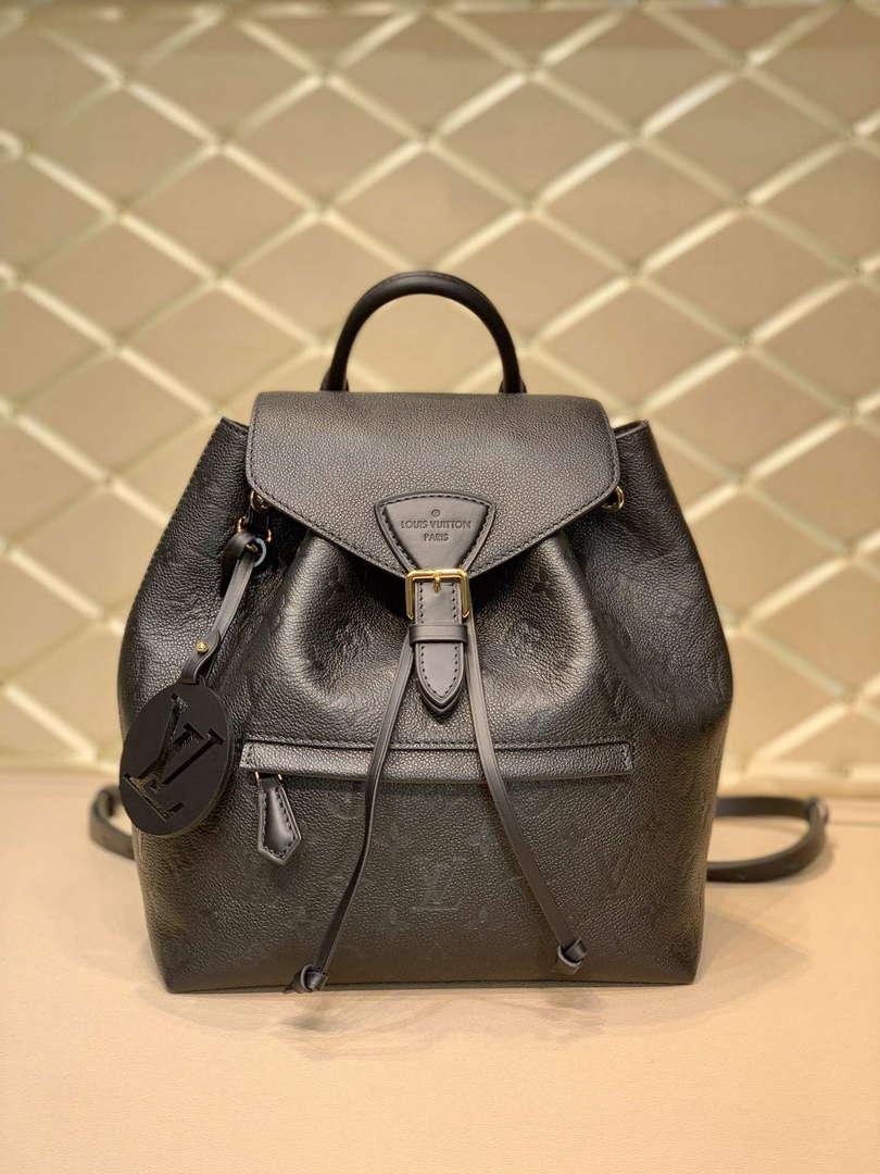LV M45205 Louis Vuitton Montsouris Backpack Black