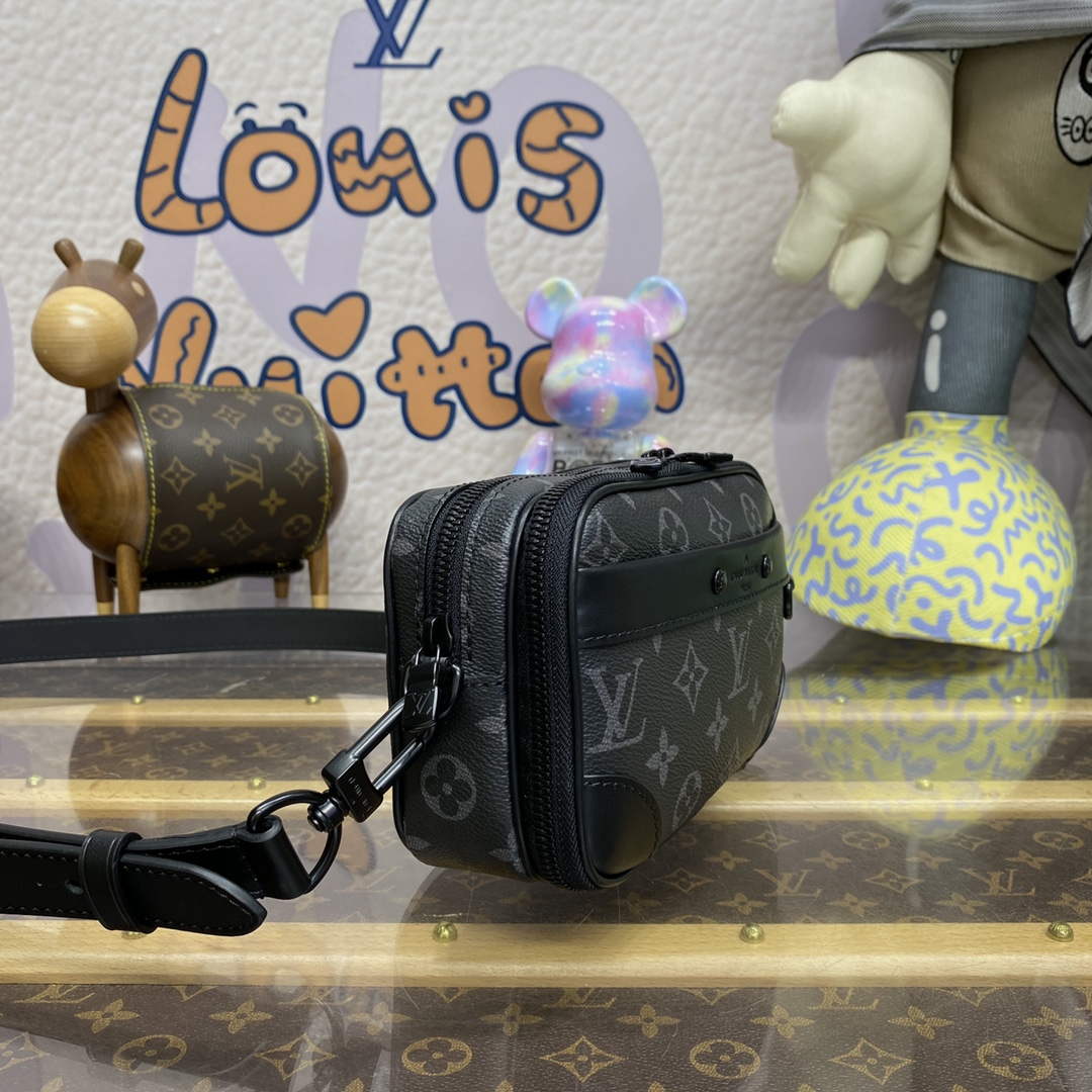 LV M82542 Louis Vuitton Nano Alpha Bag Black