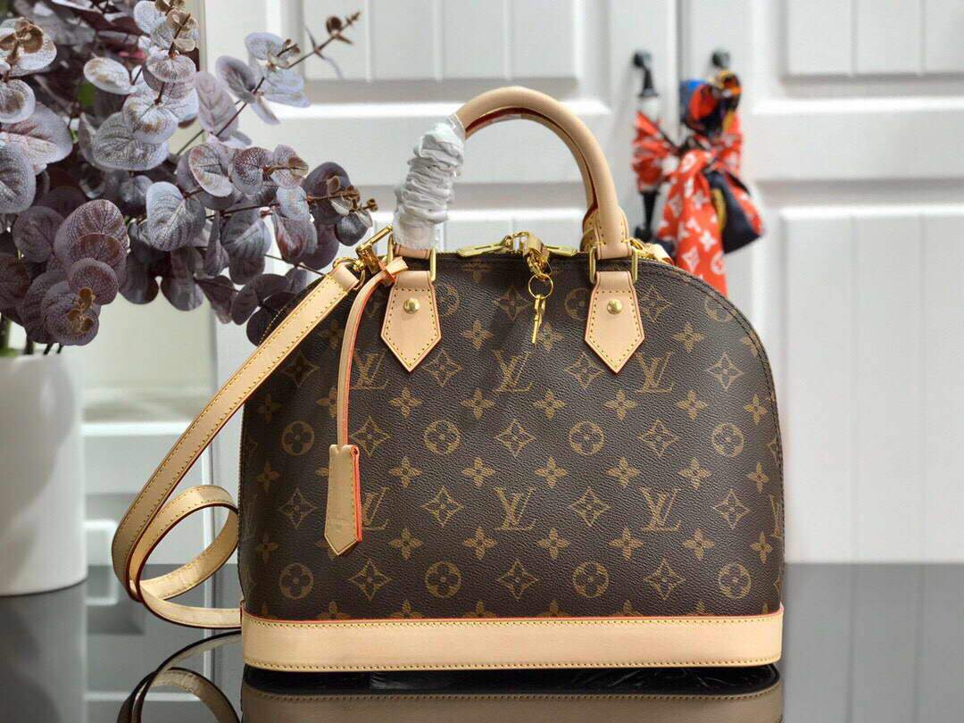 LV M53152 Louis Vuitton Alma BB Monogram N41221 Bag