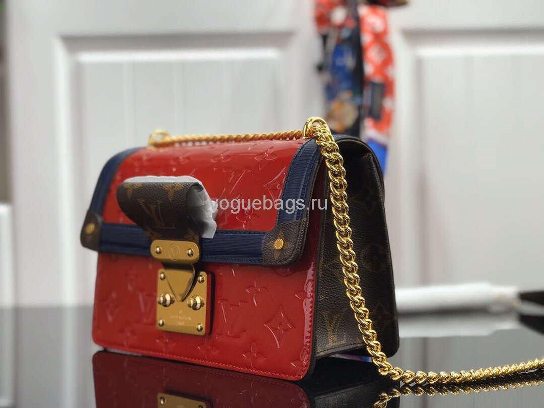 Louis Vuitton M90517 LV Wynwood Monogram Vernis Bag M90566 Red
