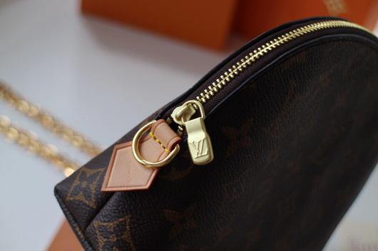 LV N47353 Louis Vuitton Cosmetic Pouch Monogram coated canvas