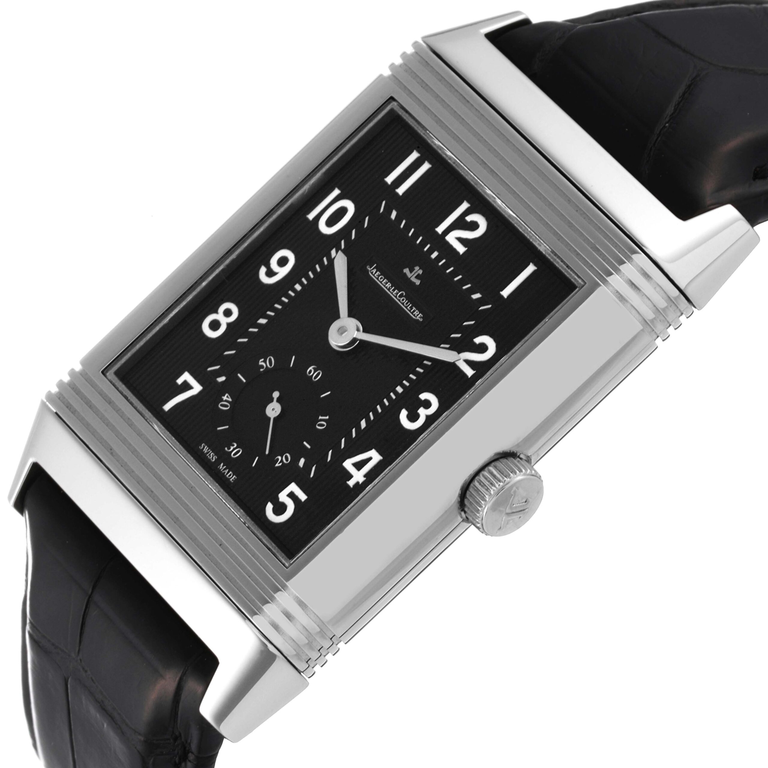 Jaeger LeCoultre Reverso Grande Steel Mens Watch 273.8.04 Q3738470