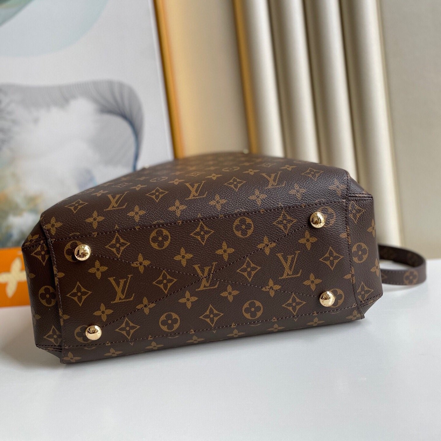 LV M41056 Louis Vuitton Montaigne MM Tote Bag Monogram