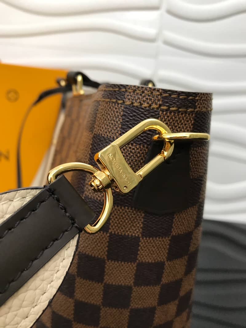 Louis Vuitton Jersey Damier Ebene Canvas Magnolia Beige Bag Replica N44041