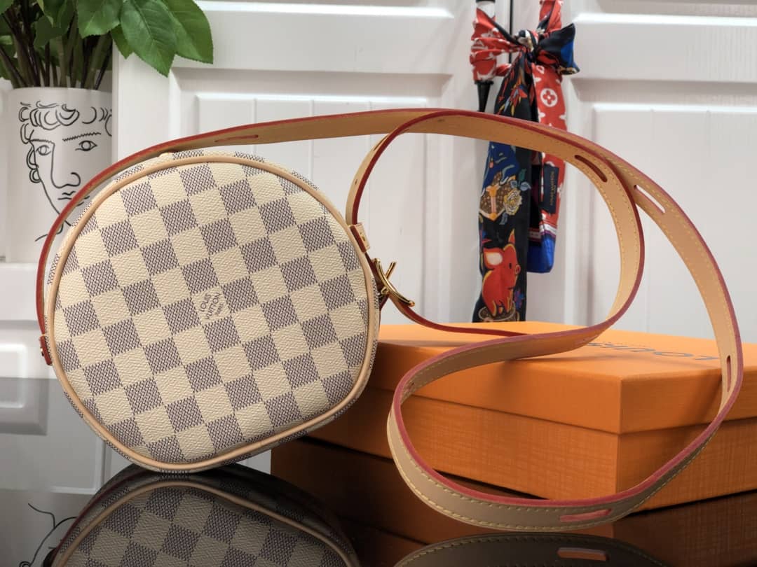 Louis Vuitton Damier Azur Boite Chapeau Souple PM Replica N40333