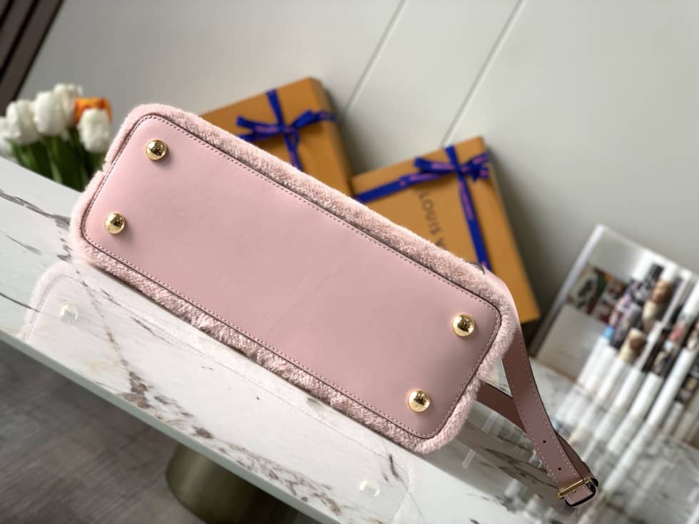 Louis Vuitton Capucines MM 2way Hand Pink M42258 Replica Crossbody Bag