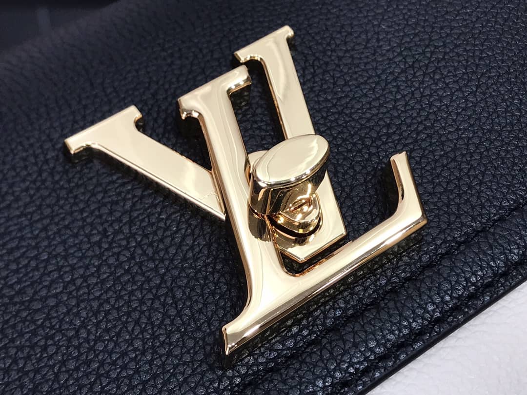 Louis Vuitton Lockme Chain PM Replica Handbag Black M57073