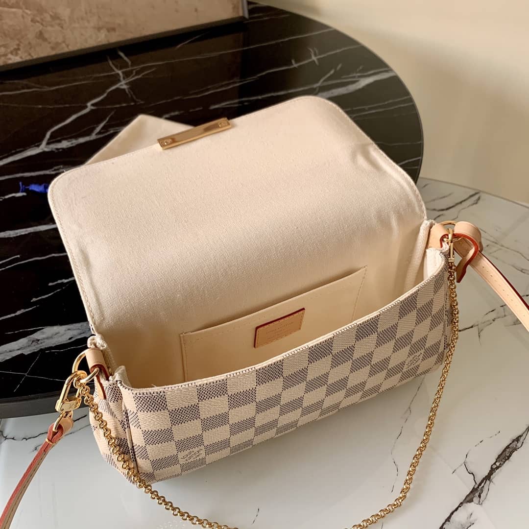 Louis Vuitton Favorite PM Demier Azur Chain Replica Handbag N41277