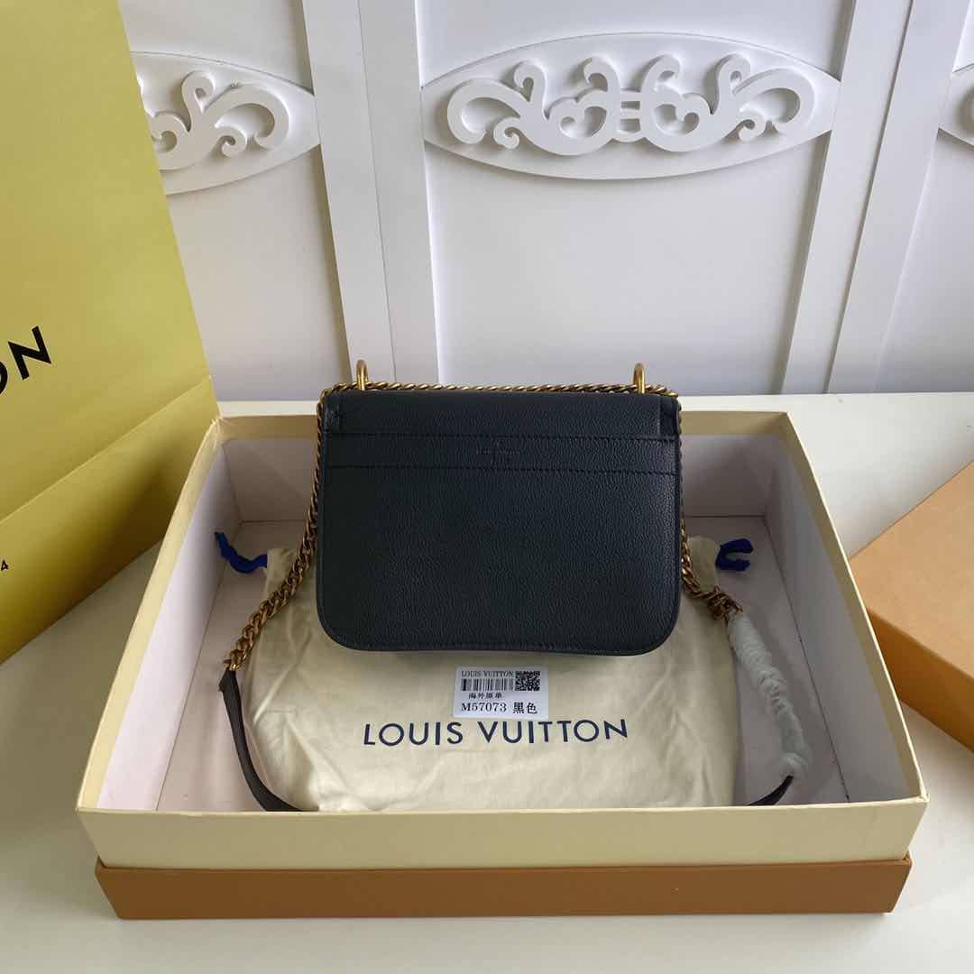 Louis Vuitton Lockme Chain PM Replica Handbag Black M57073