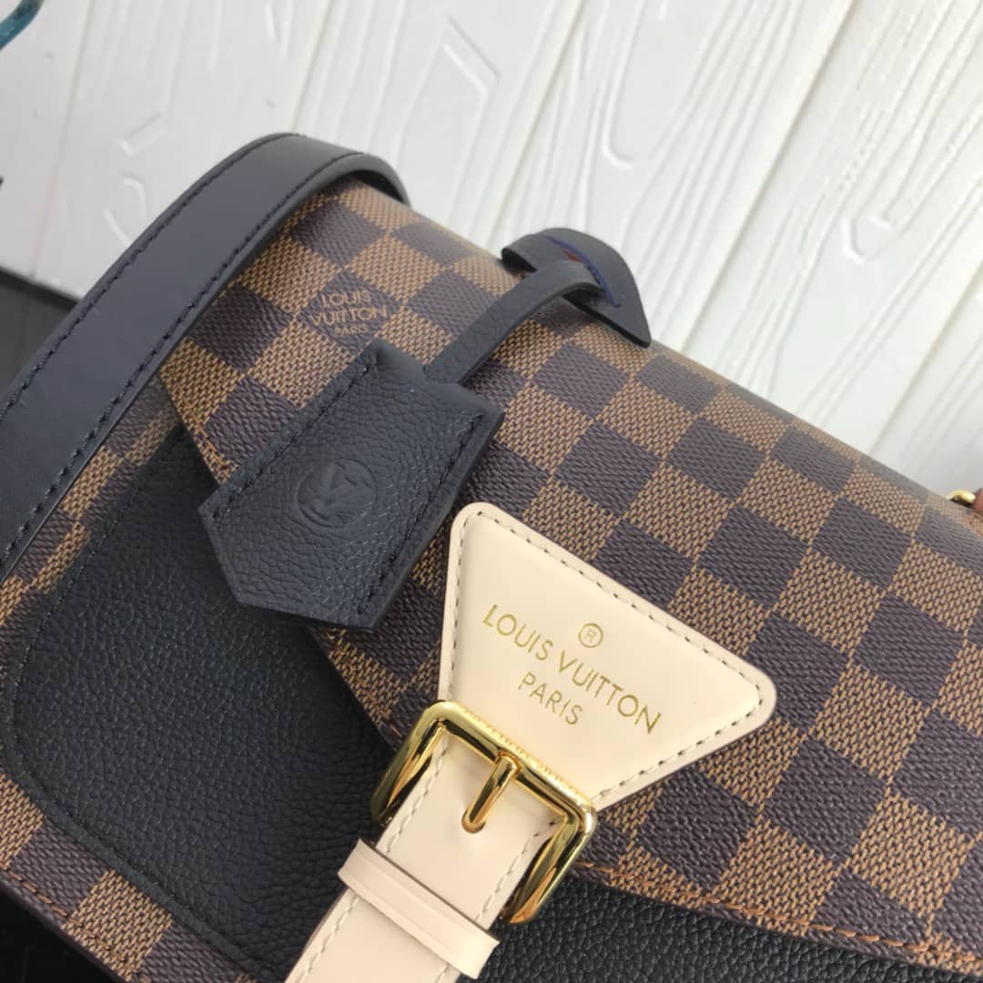 Louis Vuitton Damier Canvas Trendy Replica Crossbody Bag Black N40146