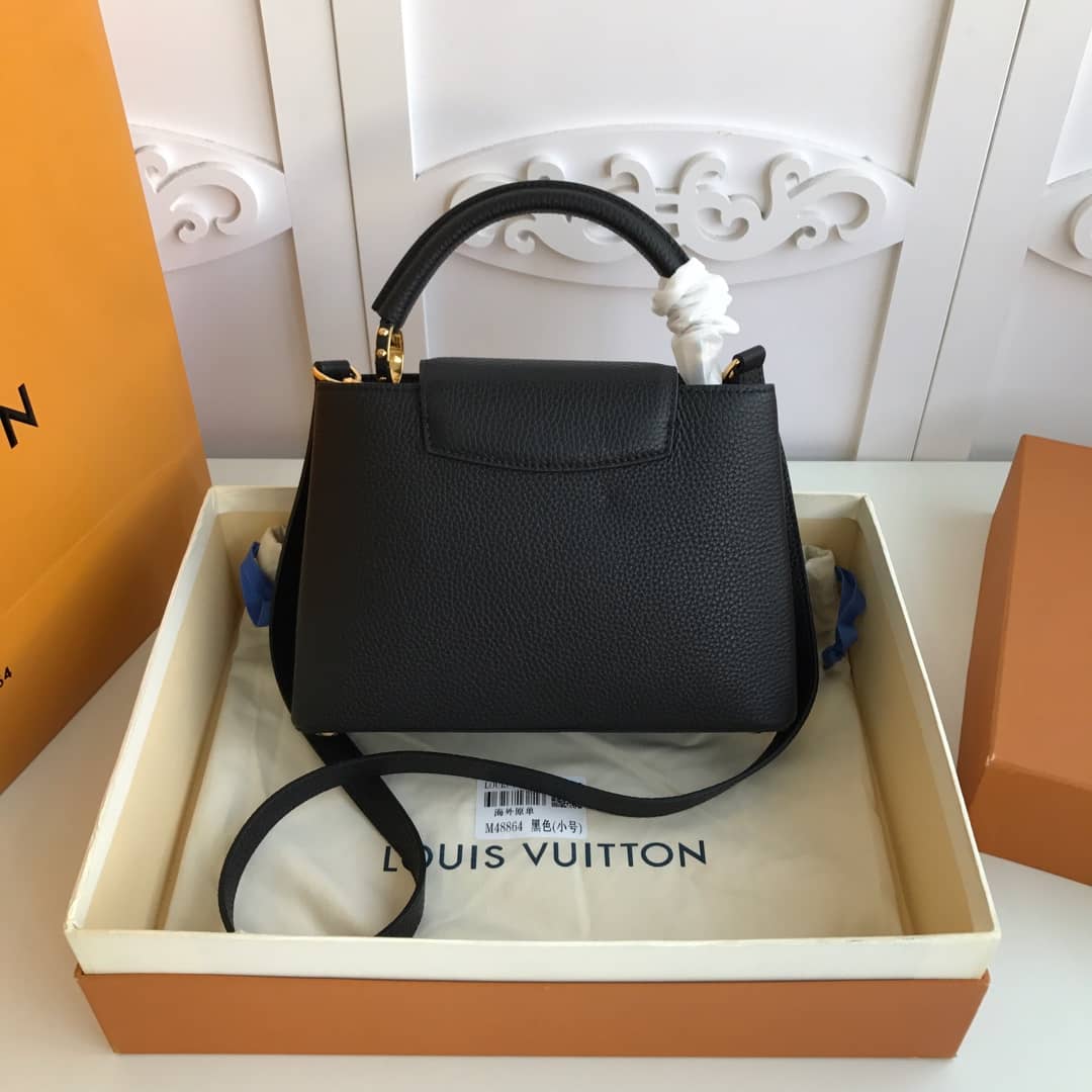 Louis Vuitton Capucines MM Bag Replica Black M48864
