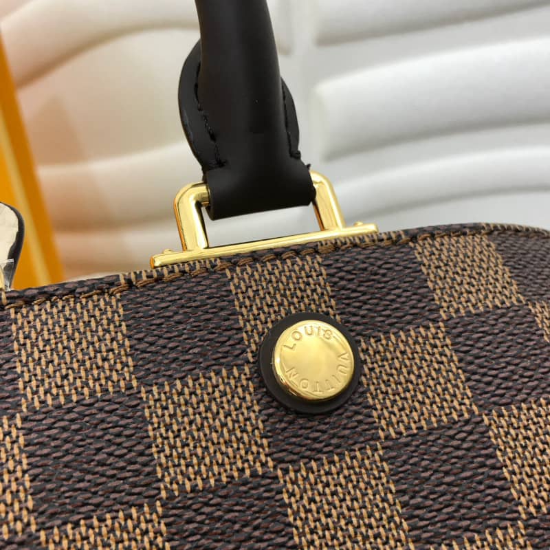 Louis Vuitton Damier Ebene Canvas Brittany Bag Replica Apricot M41674