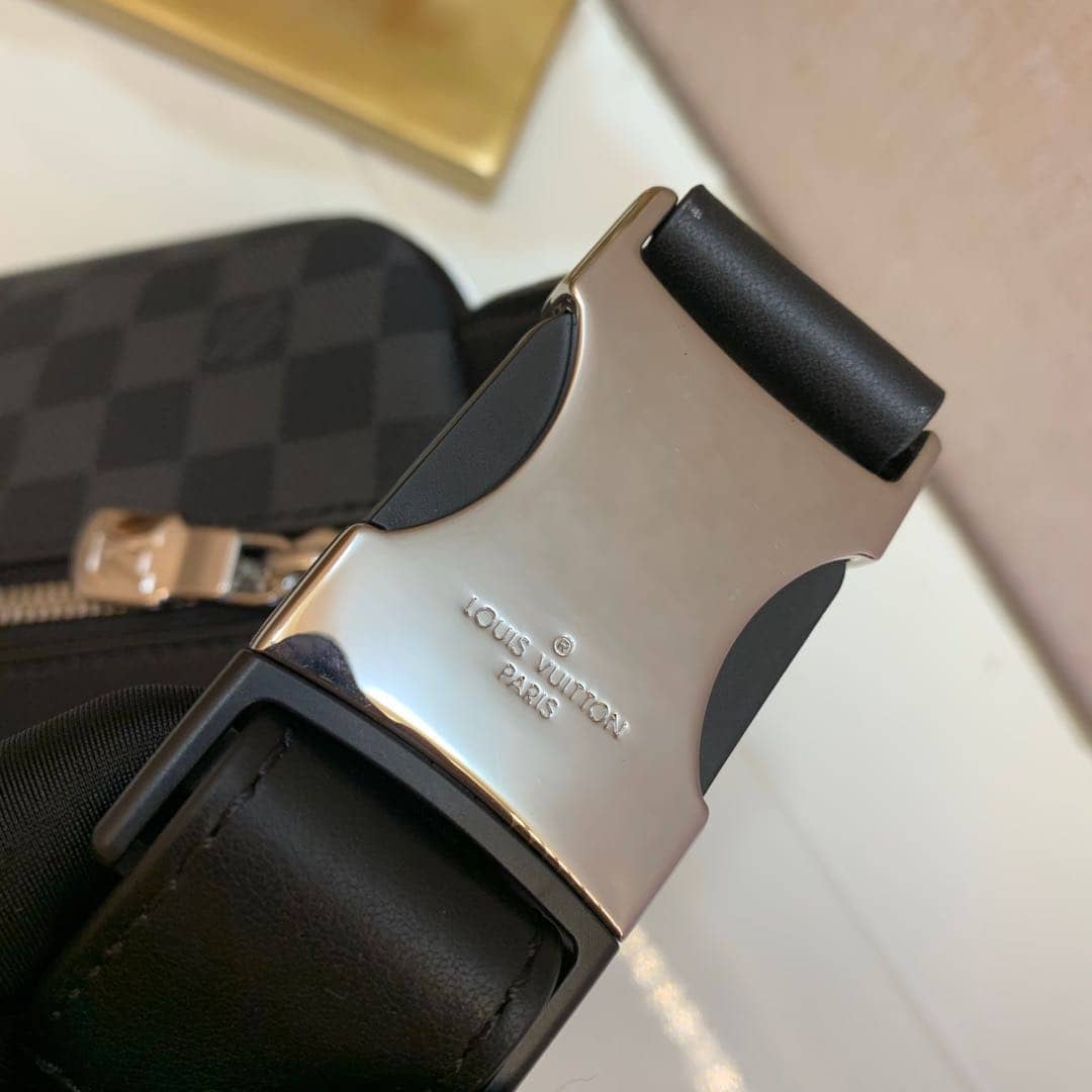 Louis Vuitton Damier Campus Graphite PVC Body Replica Bumbag N40362