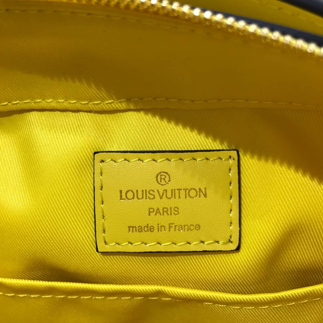 Louis Vuitton Damier Saintonge Replica Camera Bag Yellow N40154