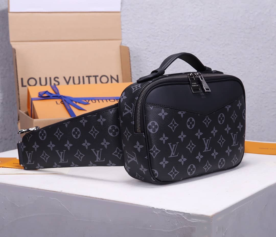 LV Bum Bag Dupe Monogram Eclipse Waist Pouch hip body M42906(ColaReps)