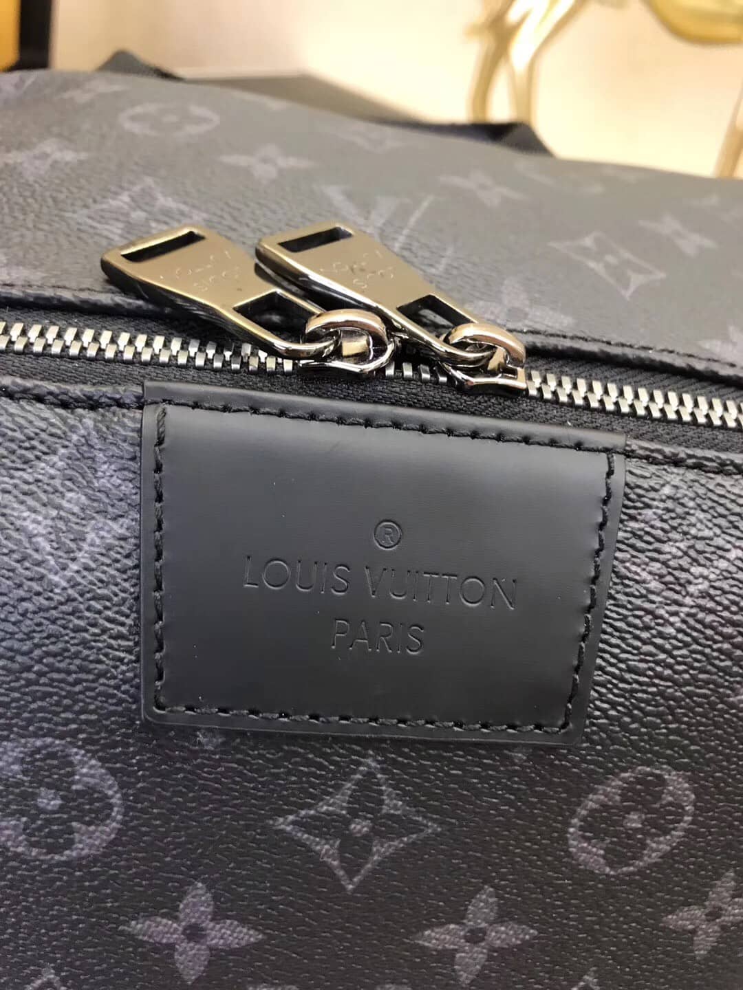 Louis Vuitton Discovery PM Monogram Eclipse Canvas Replica Backpack M43186