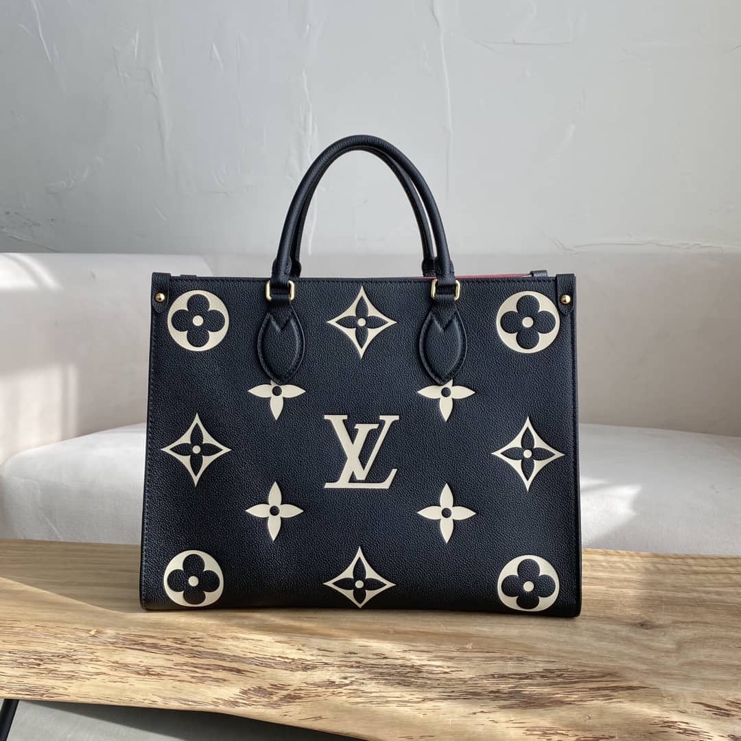 Louis Vuitton Empreinte OnTheGo MM Bag Replica Black M45495