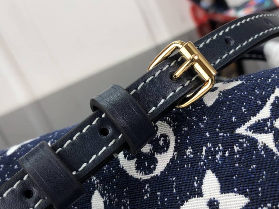 Louis Vuitton Crossbody Dupe Nano Speedy Denim Leather M81168