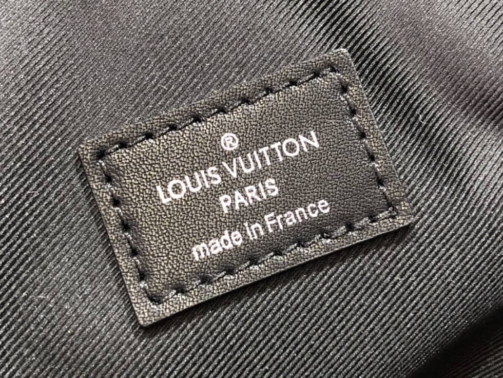 Louis Vuitton Christopher Slim Taurillon Leather Black M58644 Replica Backpack