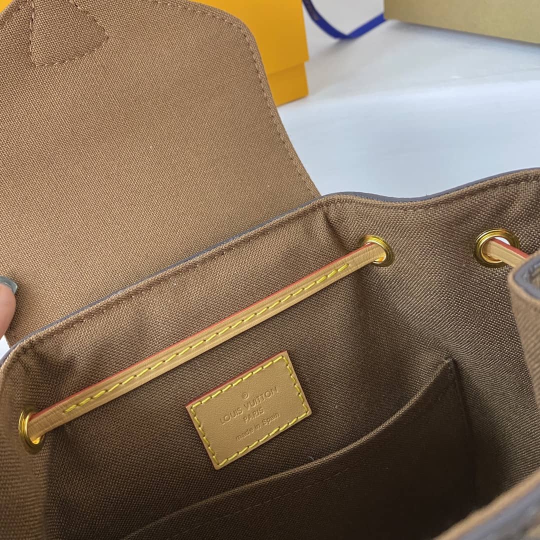 Louis Vuitton Monogram Canvas Montsouris BB Replica Bag M45516 Brown