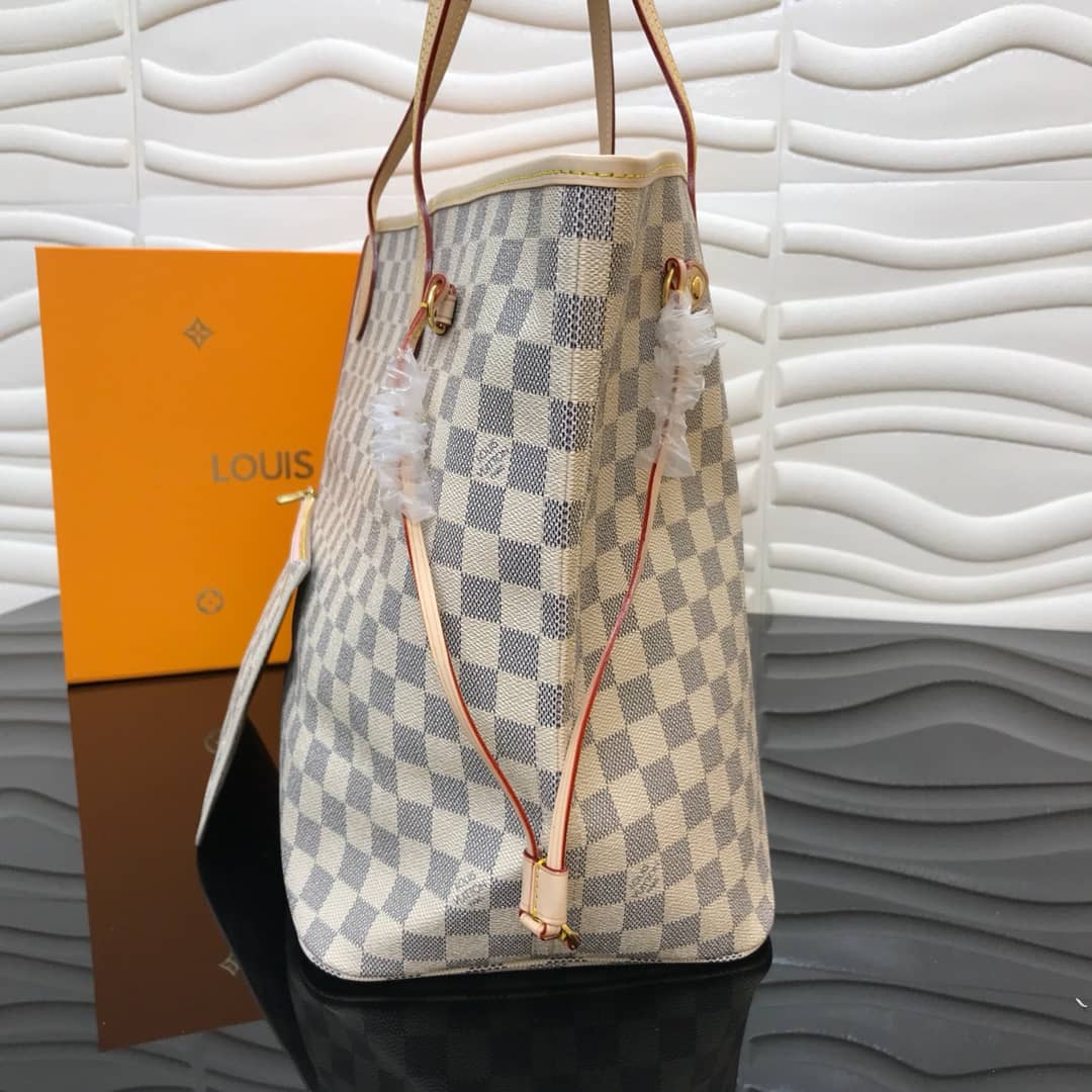 Louis Vuitton Neverfull GM Damier Azur Tote Replica Beige N40990