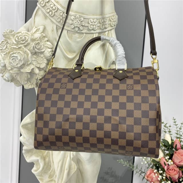 Louis Vuitton Replica Bags Speedy Bandouliere 30 Damier Ebene N41367