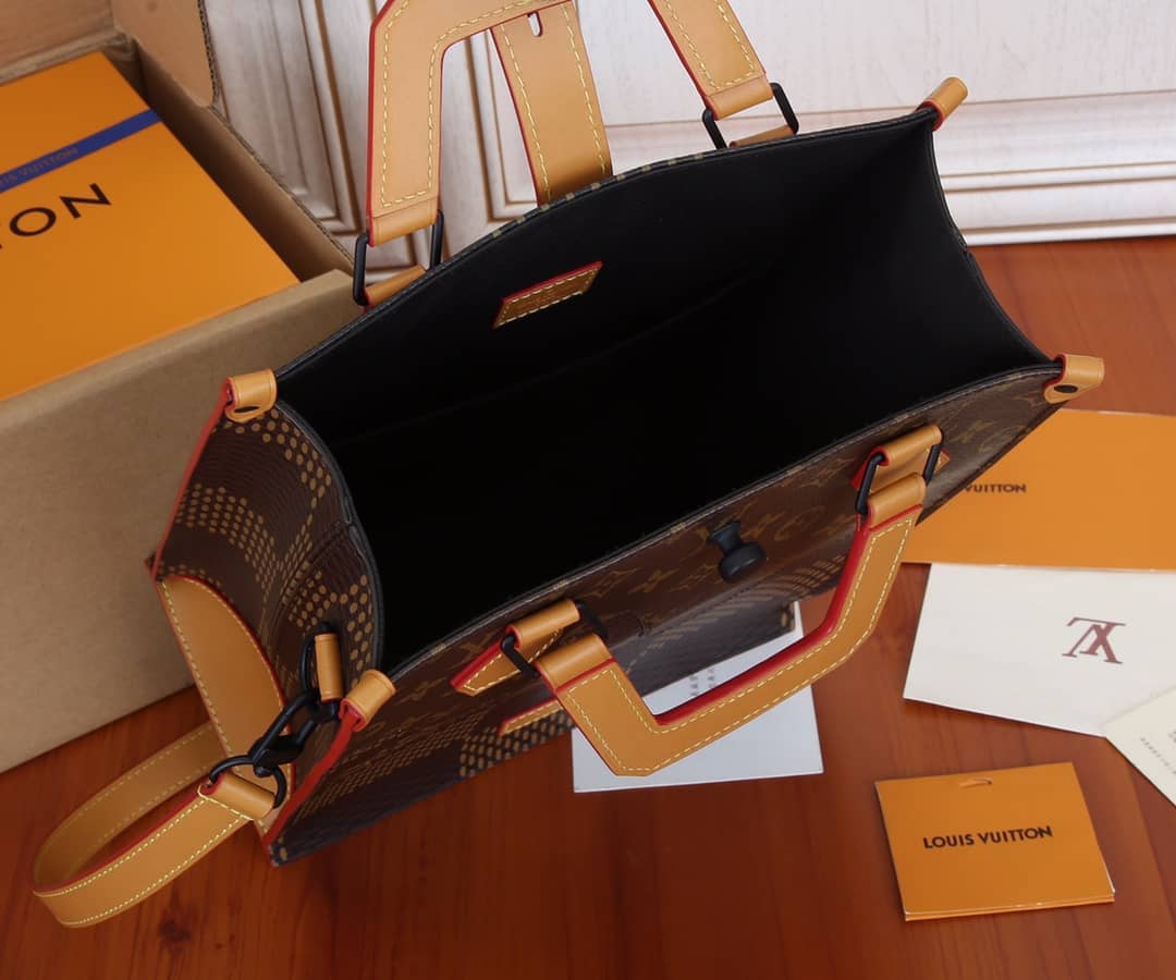 Louis Vuitton x Nigo Damier Ebene Giant Mini N40355 Replica Tote