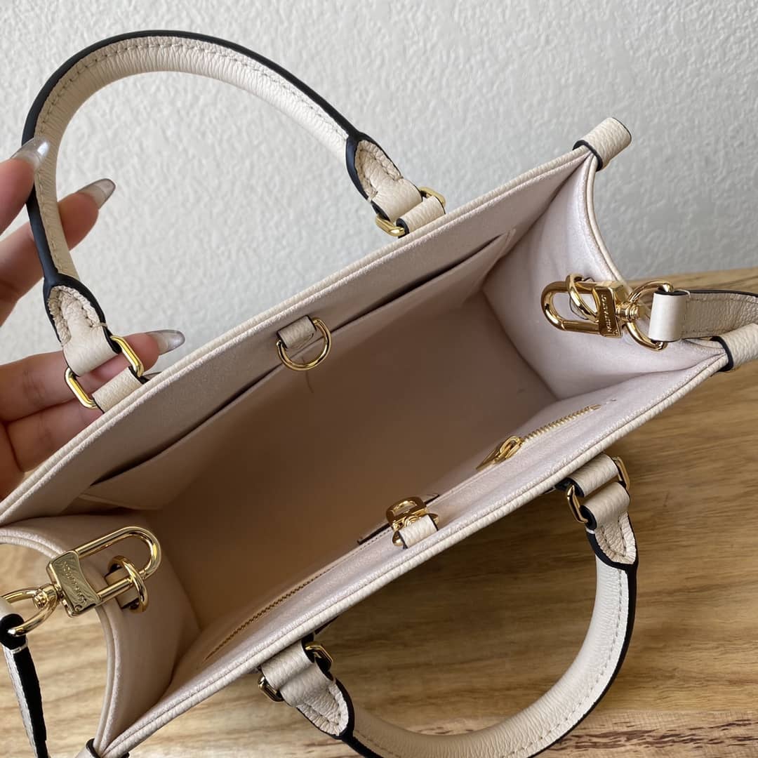 Louis Vuitton Mini Onthego Tote Replica White M45560