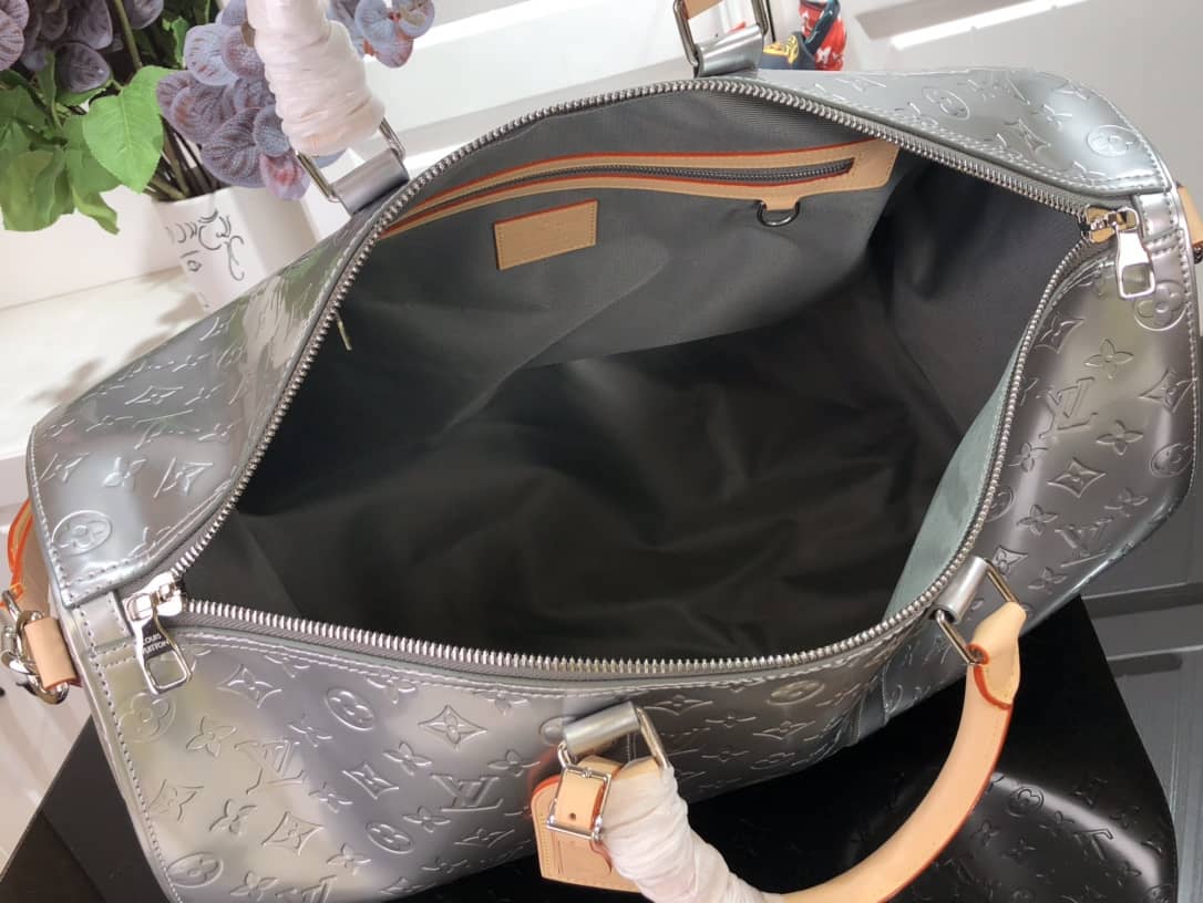 Louis Vuitton Keepall Patent Leather Replica Travel Bag M40569