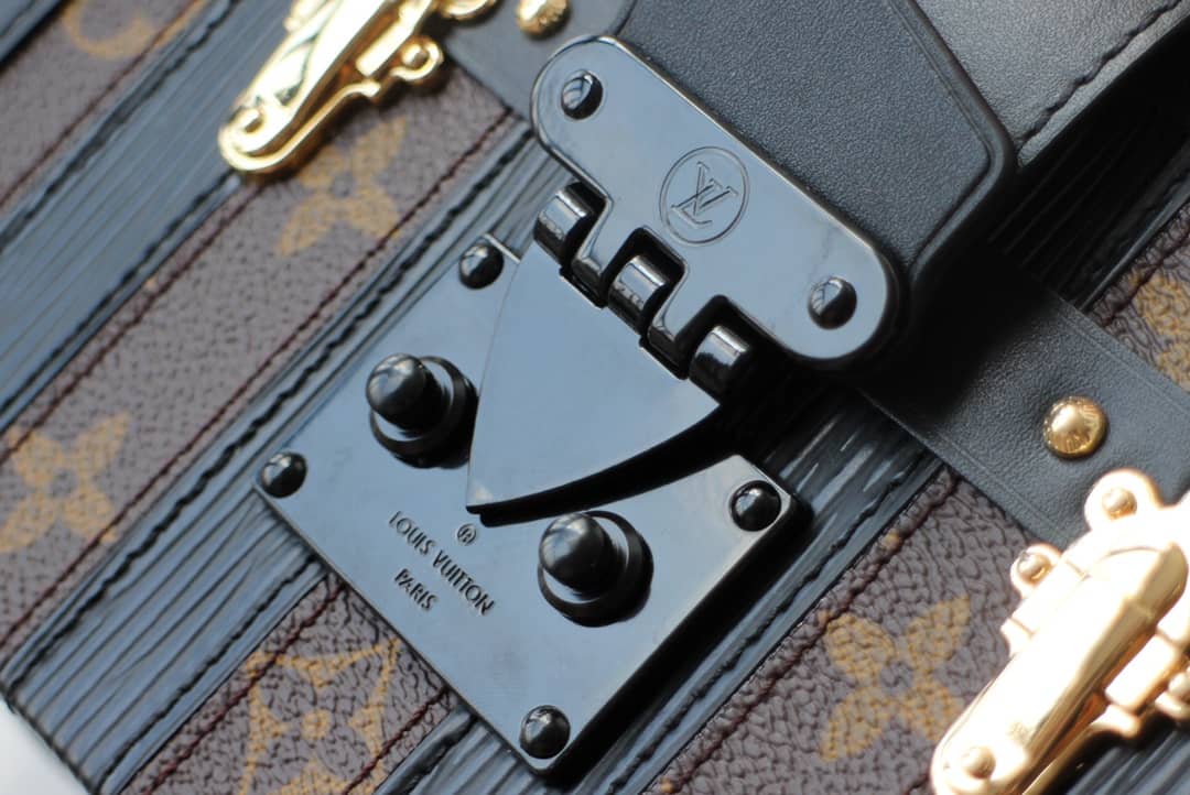 Louis Vuitton Petite Malle Monogram Canvas Replica Bag Brown M40273