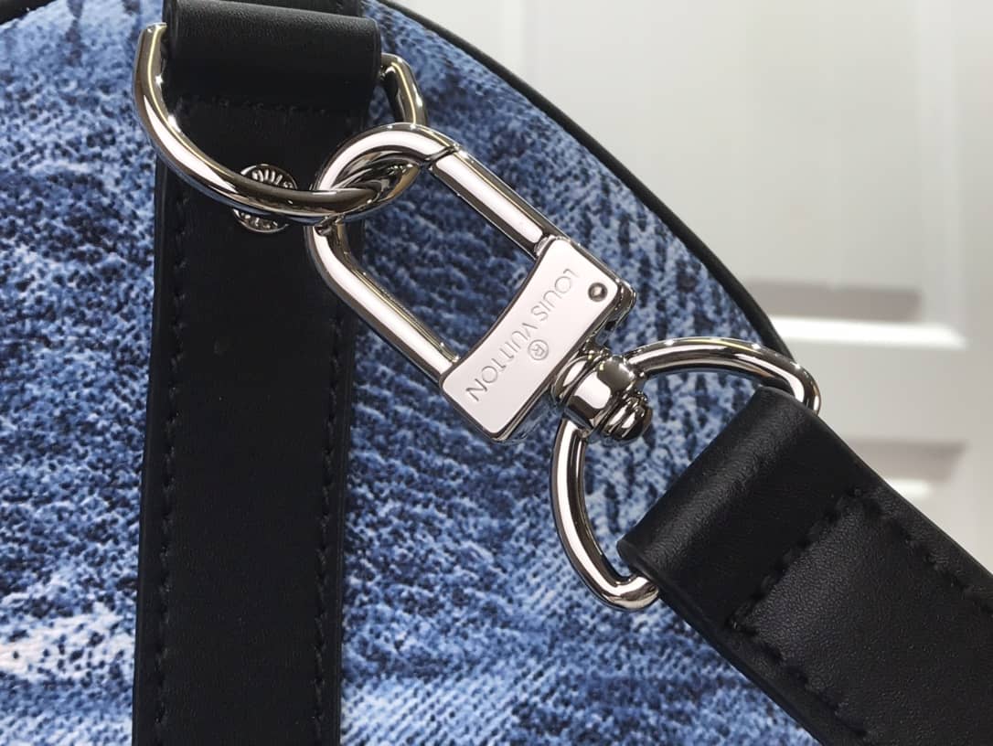 Louis Vuitton Keepall Bandoulière 50 Travel Bag Replica Blue N50069