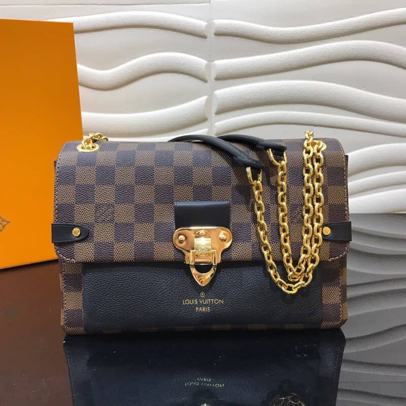 Louis Vuitton Vavin PM Damier Ebene Replica Bag Black N40108