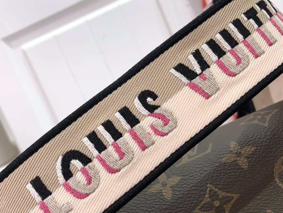 Louis Vuitton Crossbody Dupe Monogram Canvas Speedy 20 Black M45957