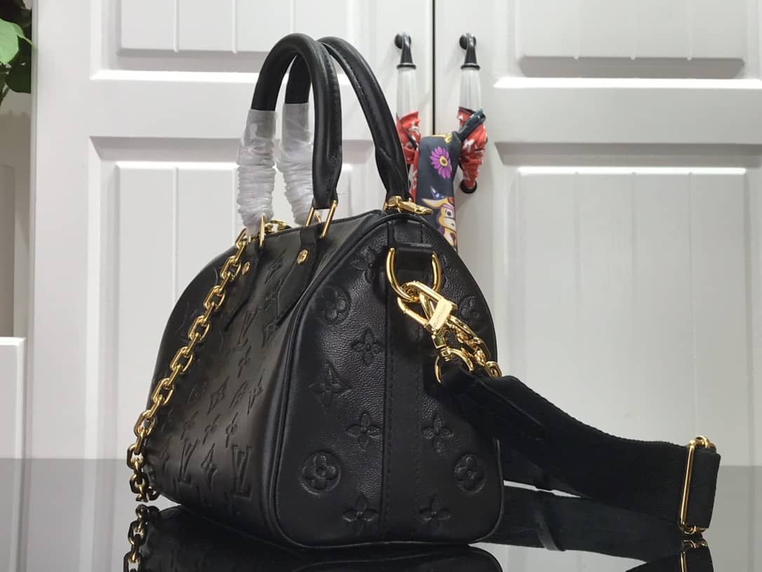 Louis Vuitton Replica Bags Speedy Bandouliere 22 Gold Chain M58631