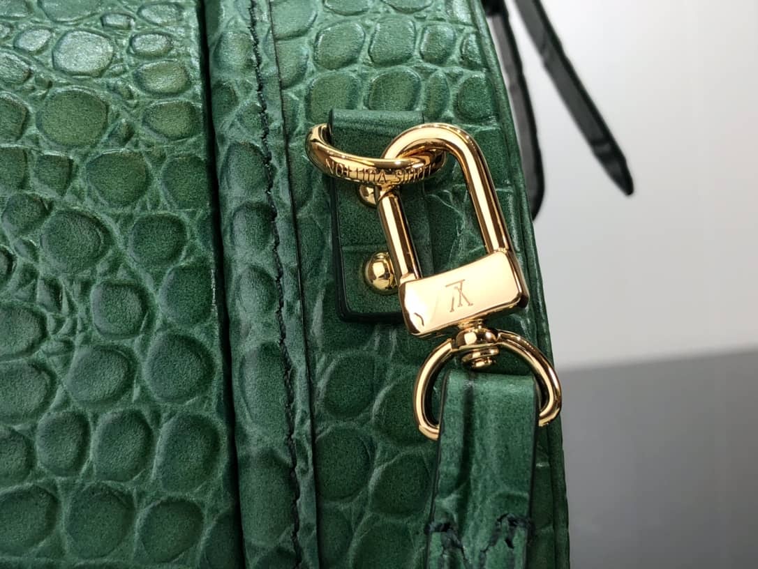 Louis Vuitton Petite Boite Chapeau Crocodilien Brillant Replica Bag Green N93597
