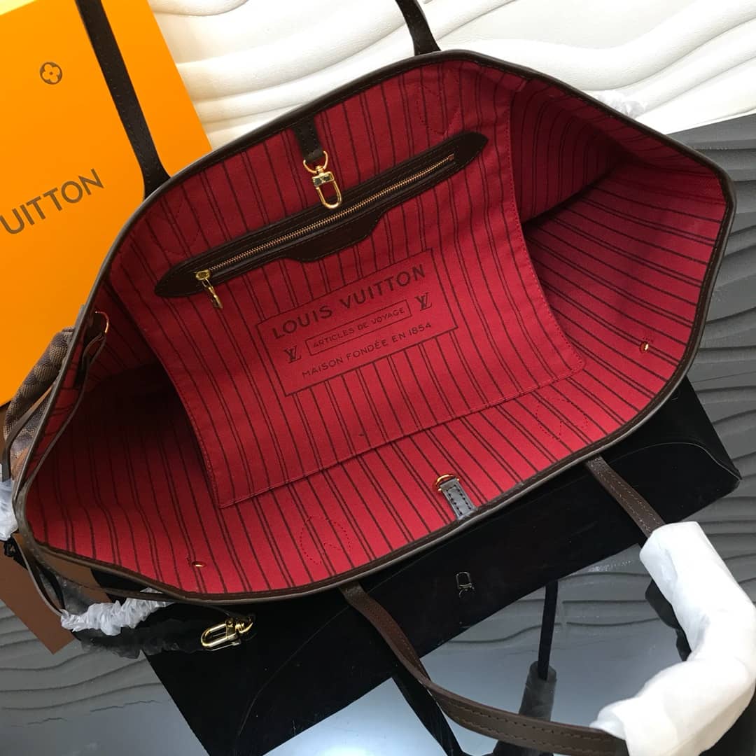 Louis Vuitton Neverfull GM Damier Ebene Tote Replica N40990