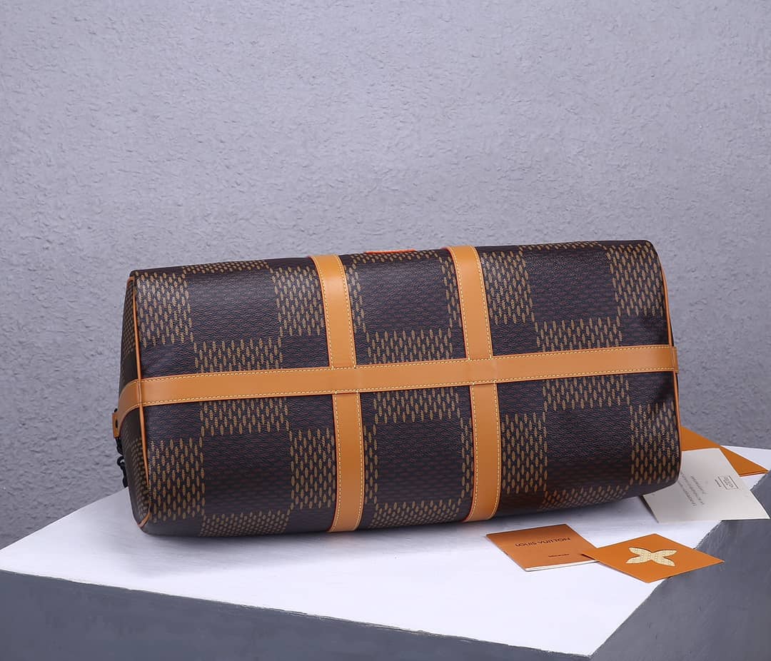 LV Duffle Bag Replica Keepall Bandouliere Nigo Giant Damier N40360