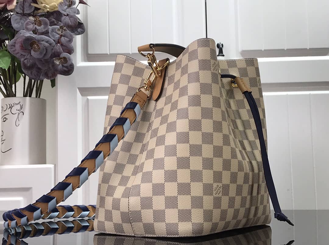 Louis Vuitton Damier Azur Coated Canvas NéoNoé MM Replica Bag N50042