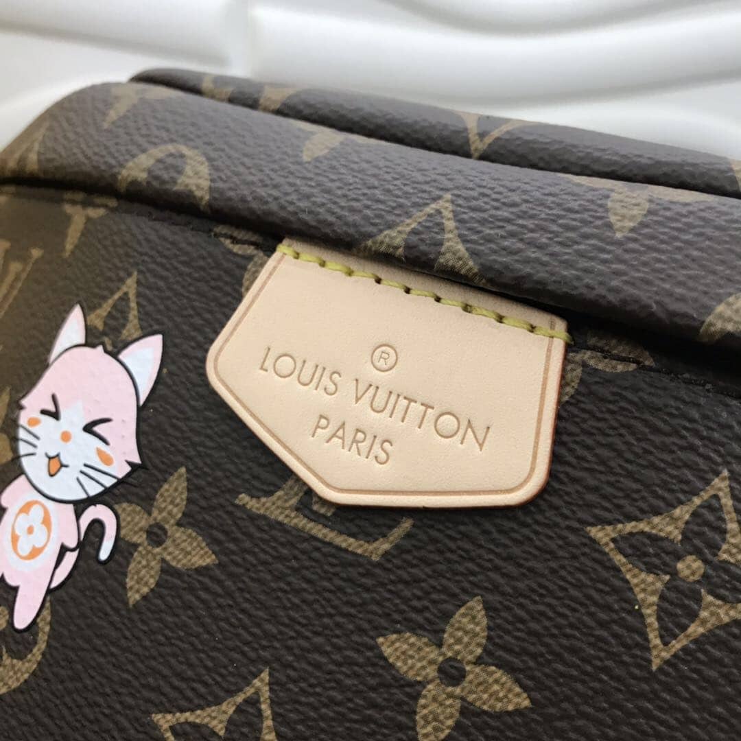 LV Bum Bag Dupe New Monogram  Crossbody Bag Brown M43644