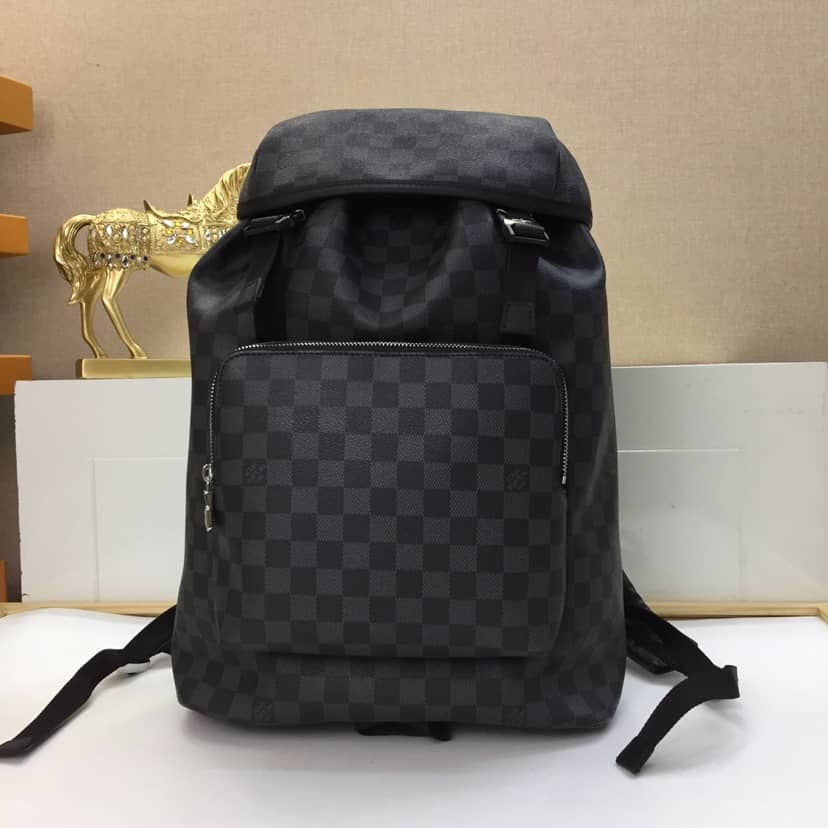 Louis Vuitton Monogram Damier Graphite Replica Zack Backpack N40005