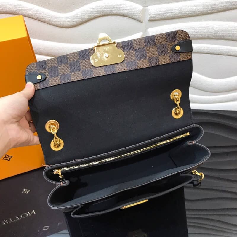 Louis Vuitton Vavin PM Damier Ebene Replica Bag Black N40108
