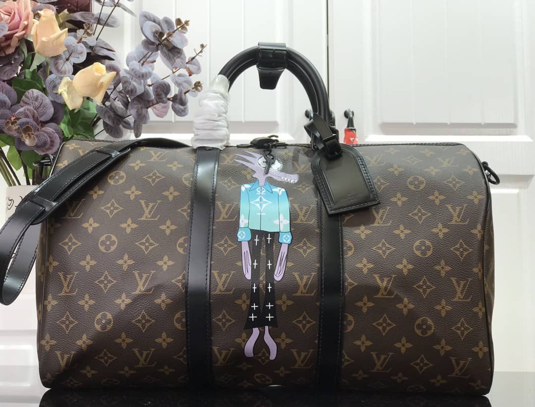 Louis Vuitton Keepall Bandouliere 50 Travel Bag Replica M89898