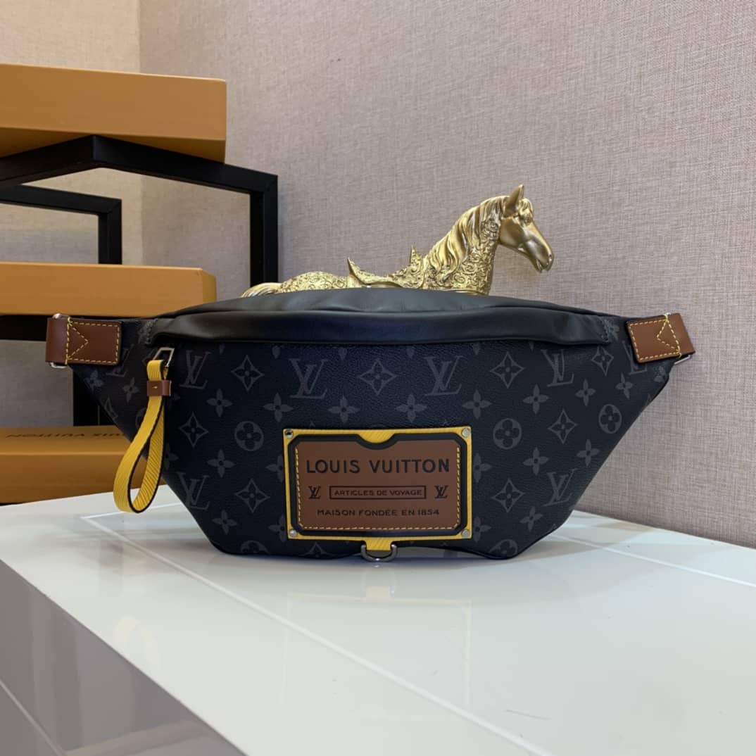 LV Bum Bag Dupe Monogram Eclipse Discovery  M45220