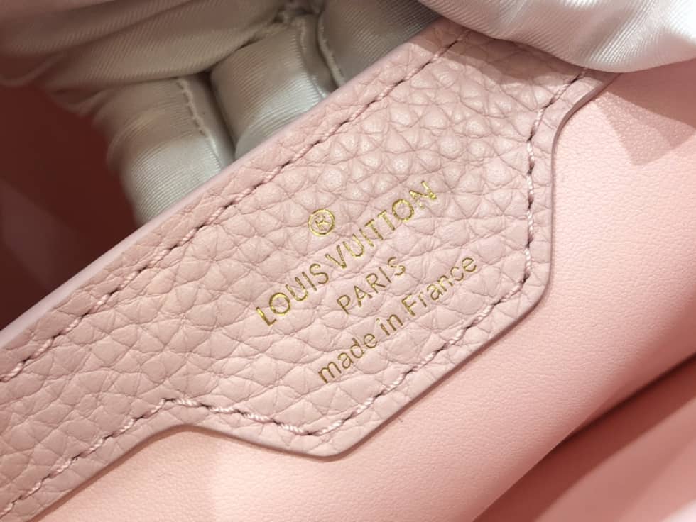 Louis Vuitton Capucines BB Taurillon Leather Bubble Gum Rose M58694 Replica Shoulder Bag